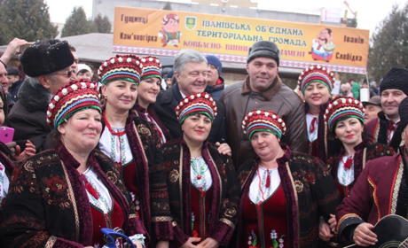 Петро Порошенко побував у Калинівці на святі гумору