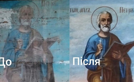 На Фастівщині реставрують старовинну церкву: вже відновили кілька пошкоджених ікон