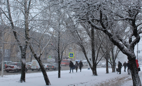 Снежный Мелитополь: радость и проблемы