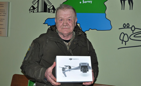 Дід завершив збір: квадрокоптер Жнець полетить до українських захисників