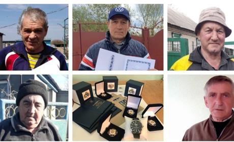 Нагрудні знаки, наручні годинники та грамоти вручили ліквідаторам аварії на ЧАЕС