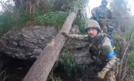 Українські морпіхи ведуть успішні бої біля села Кринки