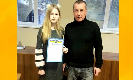 Дванадцятирічна шахістка Ангеліна Мисан перемогла у відкритій першості переяславського університету