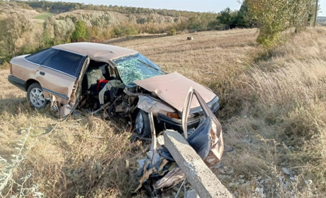 П’яний водій зніс електроопору на Звенигородщині
