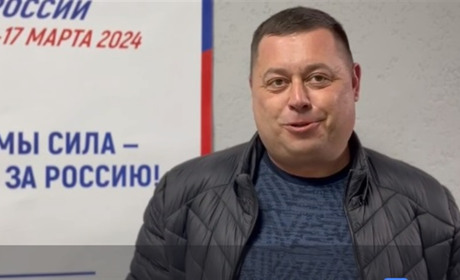 Колаборант з Нової Каховки Роман Пашкевич агітує за Путіна