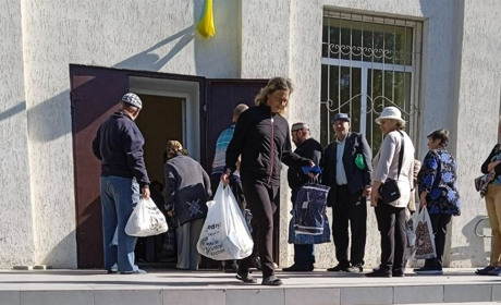 До Лисівки надійшла партія продуктових наборів