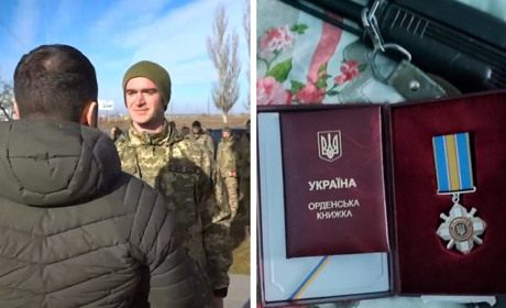 Жмеринчанин Володимир Самоляк отримав орден «За мужність» від Президента у звільненому Херсоні