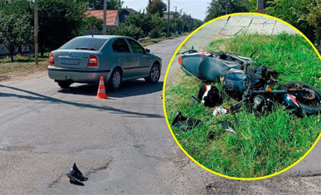 Аварія в Берестині: мотоцикліст отримав травми, водійці інкримінують порушення ПДР
