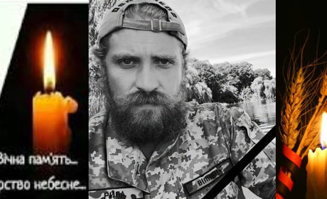 Прощання з полеглим воїном в Долинській