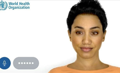 ВООЗ створила бота зі штучним інтелектом на ім'я Флоренс, яка допоможе вам кинути палити