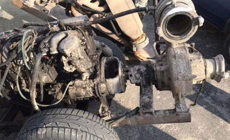 На Володимиреччині поліцейські вилучили дві мотопомпи для видобутку бурштину