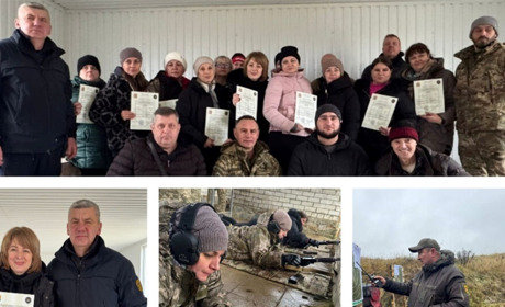 Перша група зі Звягеля завершила підготовку до нацспротиву: найкращі результати на стрільбищі