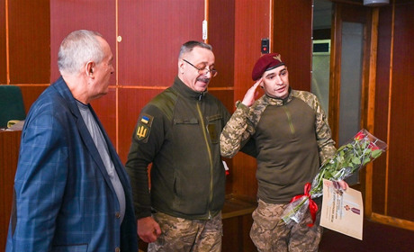 Бойові нагороди захисникам із Кагарличчини за мужність і отримані поранення