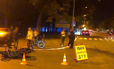В Измаиле вечером сбили мотоциклиста, он доставлен в больницу (видео)
