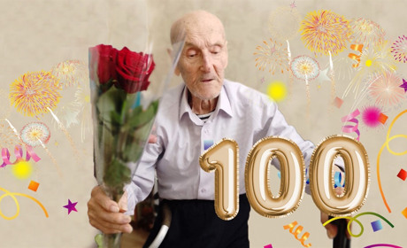 Степан Погорілий із Цибель сьогодні відзначив 100-річний ювілей і мріє пережити путіна