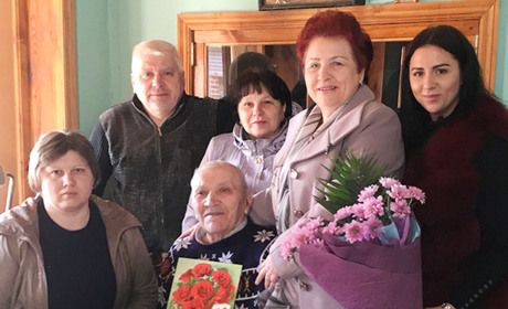 Жителя Малинівки привітали з 90-річним ювілеєм