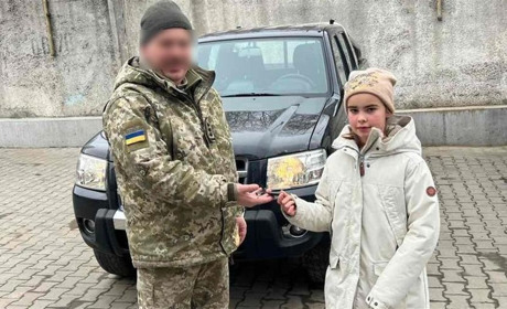 10-річна дівчинка з Черкащини передала 120 тисяч гривень зі своїх заощаджень на допомогу військовим