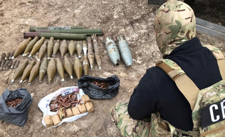 Артилерійські і танкові снаряди: на Попаснянщині виявили черговий схрон боєприпасів