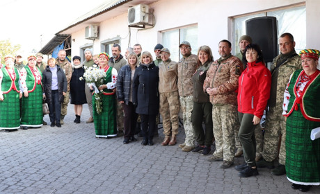 Як на «Чумацькому шляху» зустрічали захисників штурмової роти 762-полку (ВІДЕО)