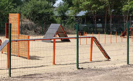 У Південноукраїнську облаштували майданчик для тренування собак