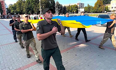 Как Измаил отметил День Государственного Флага Украины (видео)