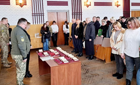 Полеглим Героям зі Сміли вручили державні нагороди