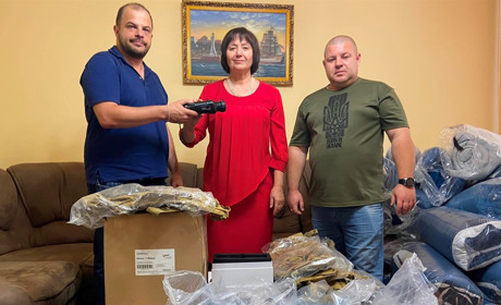 Бійцям з Біляївщини передали "очі" завдяки підтримці Гончаренко Центр education and culture