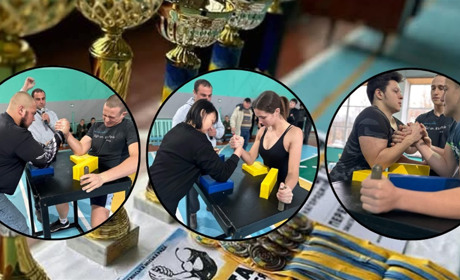 Змагання з армрестлінгу - перемогу серед юніорів здобув Ярослав Гончаренко з Берестина
