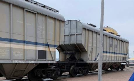 Окупанти два тижні звозять зерно до порту Бердянська?