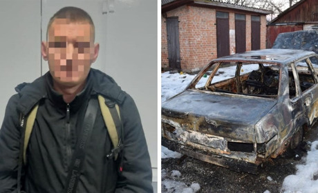 Викрав авто на Шекінській та загорівся по Тичини: поліцейські затримали зловмисника
