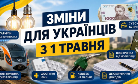 Що зміниться для українців з 1 травня 2026 року?