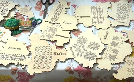 У Сватовому до 30-річчя Незалежності України вишиють двометрову карту країни: якою вона буде