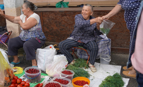 Базар у Переяславі: сливи по 10 і по 70 гривень, картоплю віддавали за п'ятірку ФОТО/ВІДЕО