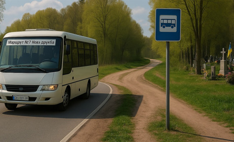 Автобуси у Звягелі робитимуть зупинки біля кладовищ: оновлені маршрути та графіки