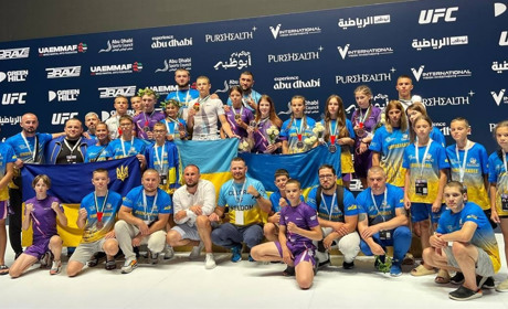 Юнацька збірна України найкраща на чемпіонаті світу з MMA в Абу-Дабі за підсумками перших двох днів
