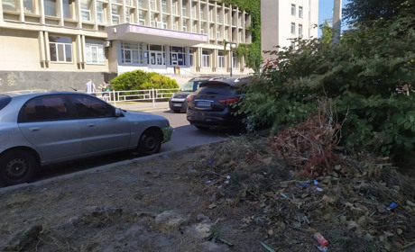 В Херсоні брудно? Так. Сміття лежить неприбране навіть під вікнами міської ради. Хто прибере?
