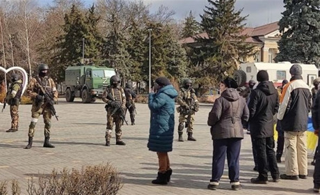 В окупованому Скадовську росіяни вже три місяці не платять мешканцям пенсій