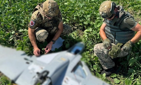 Житель Сумщини знайшов у своєму полі російський безпілотник-камікадзе, що не здетонував