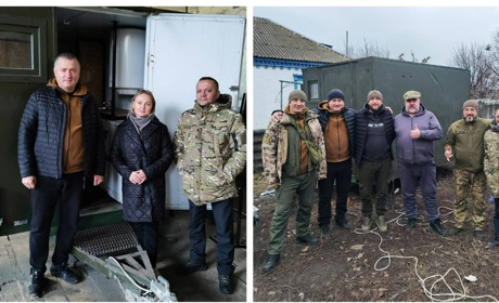 Вінницький Хаб МХП і БФ «МХП-Громаді» допомогли створити банно-пральний комплекс морським піхотинцям