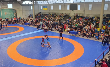 Юний борець зі Звягеля Микола Романюк переміг на всеукраїнському турнірі пам'яті Василя Дем'яного