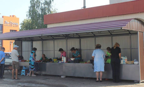В Попасной появился новый павильон для торговли