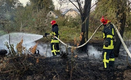 На Черкащині рятувальники ліквідували 8 пожеж на відкритих територіях