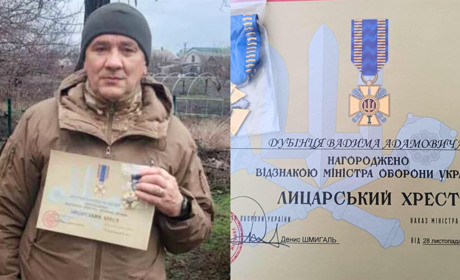 Військовослужбовця з Дубровиці відзначили «Лицарським хрестом»