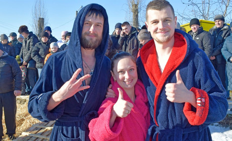 Про що говорили жмеринчани після занурення у крижану воду: опитування