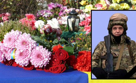 У Білопіллі провели в останню путь загиблого земляка Євгена Новака