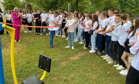 В одній зі смілянських шкіл відкрили спортивний майданчик