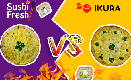 Битва доставок: Sushi Fresh проти Ikura