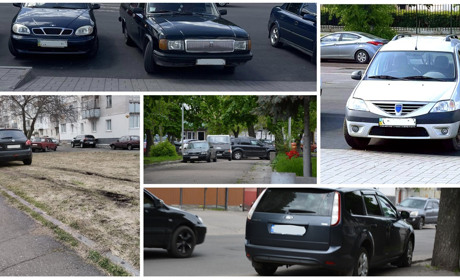 Фотодобірка дивних і проблемних епізодів паркування у Золотоноші