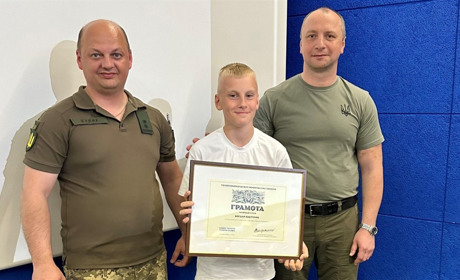 Юний старокостянтинівець відзначений грамотою від Валерія Залужного