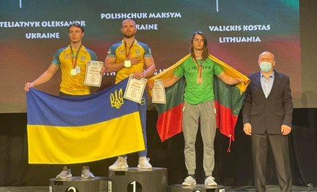 Перший переможець чемпіонату Європи з армспорту у Литві — кременчанин Максим Поліщук